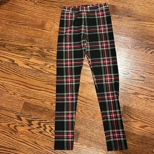 Crewcuts Girls Tartan Leggings